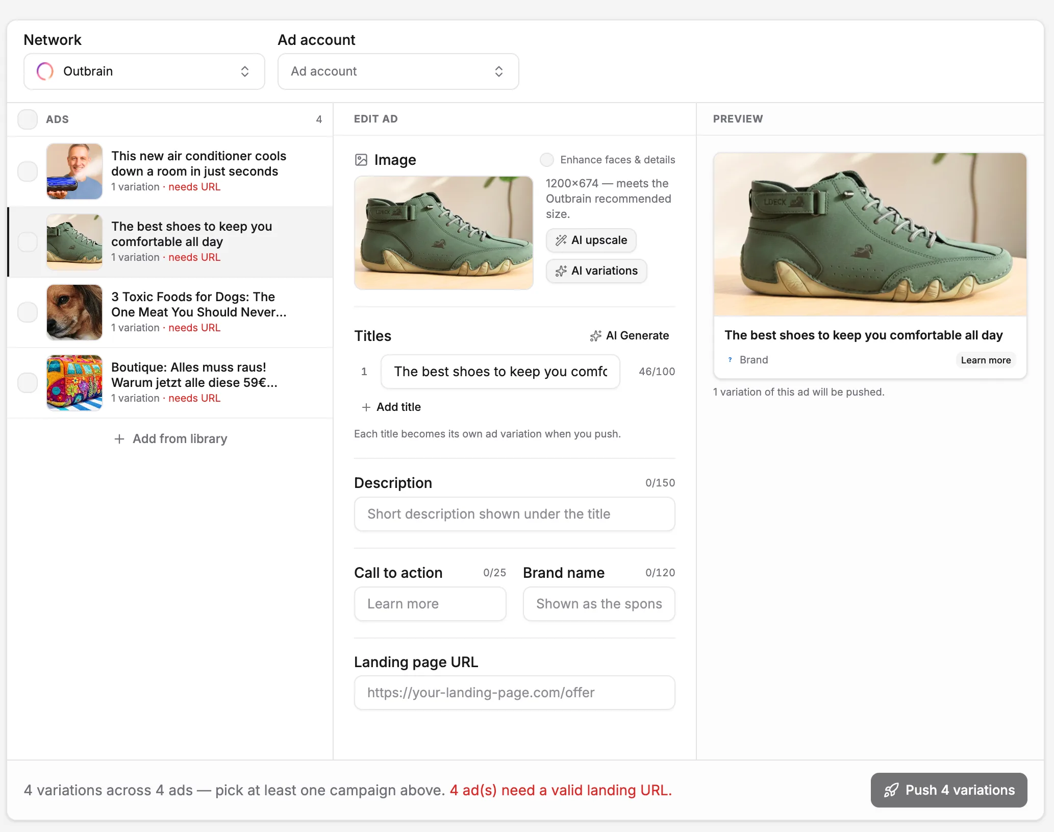 OpenAdLibrary Creative Studio